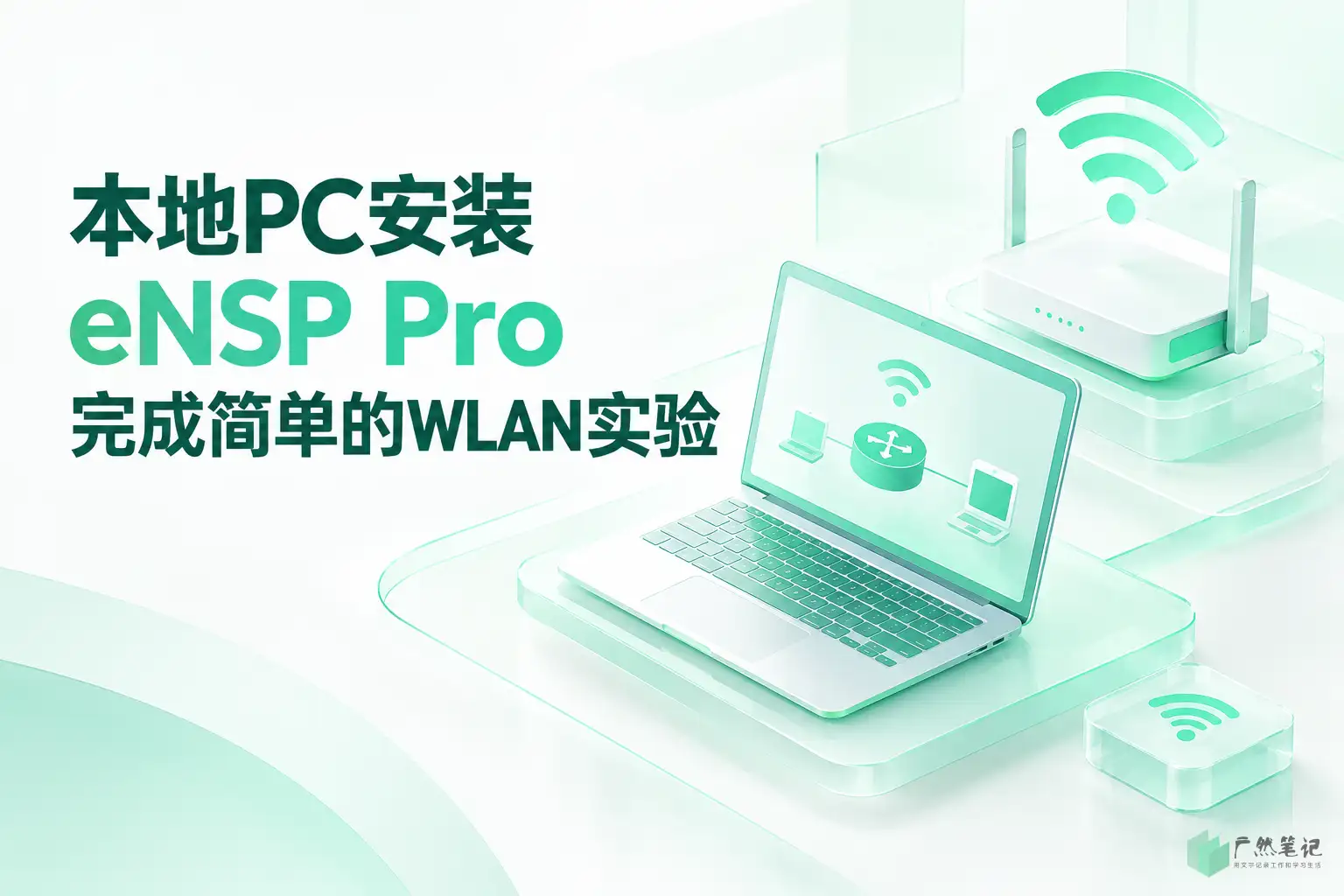 本地PC安装eNSP Pro完成简单的WLAN实验