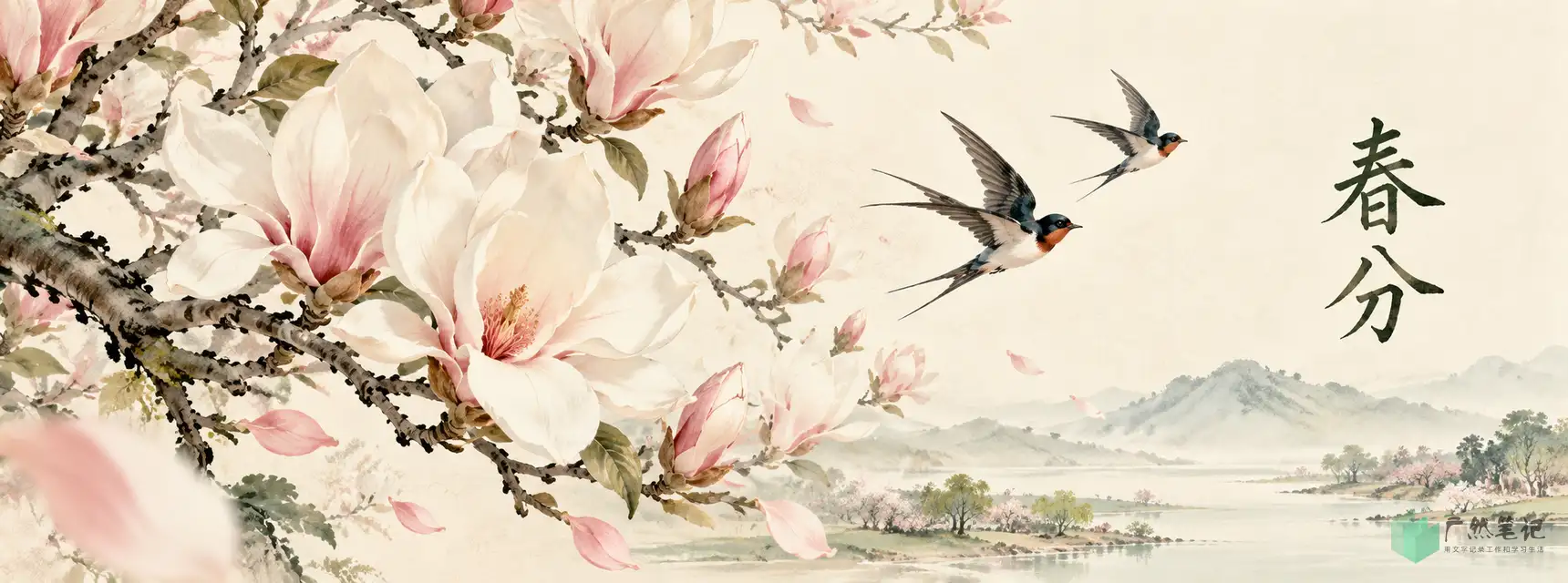 春分 Banner B版|花木物候特写|1720×640