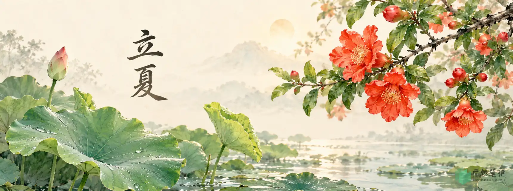 立夏 Banner B版|花木物候特写|1720×640