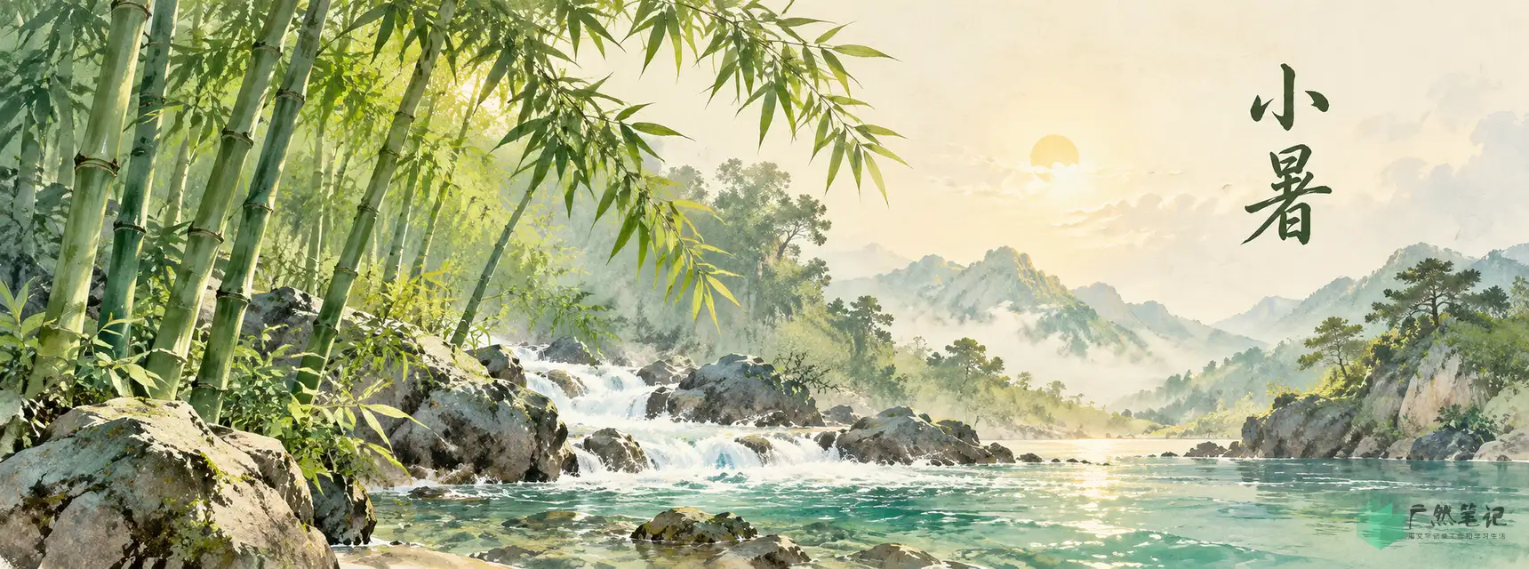 小暑 Banner A版|山水全景|1720×640