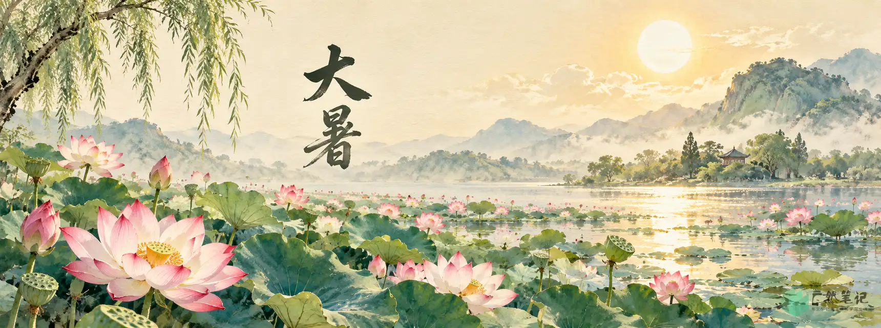 大暑 Banner A版|山水全景|1720×640