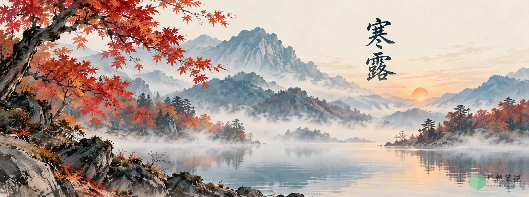寒露 Banner A版|山水全景|1720×640