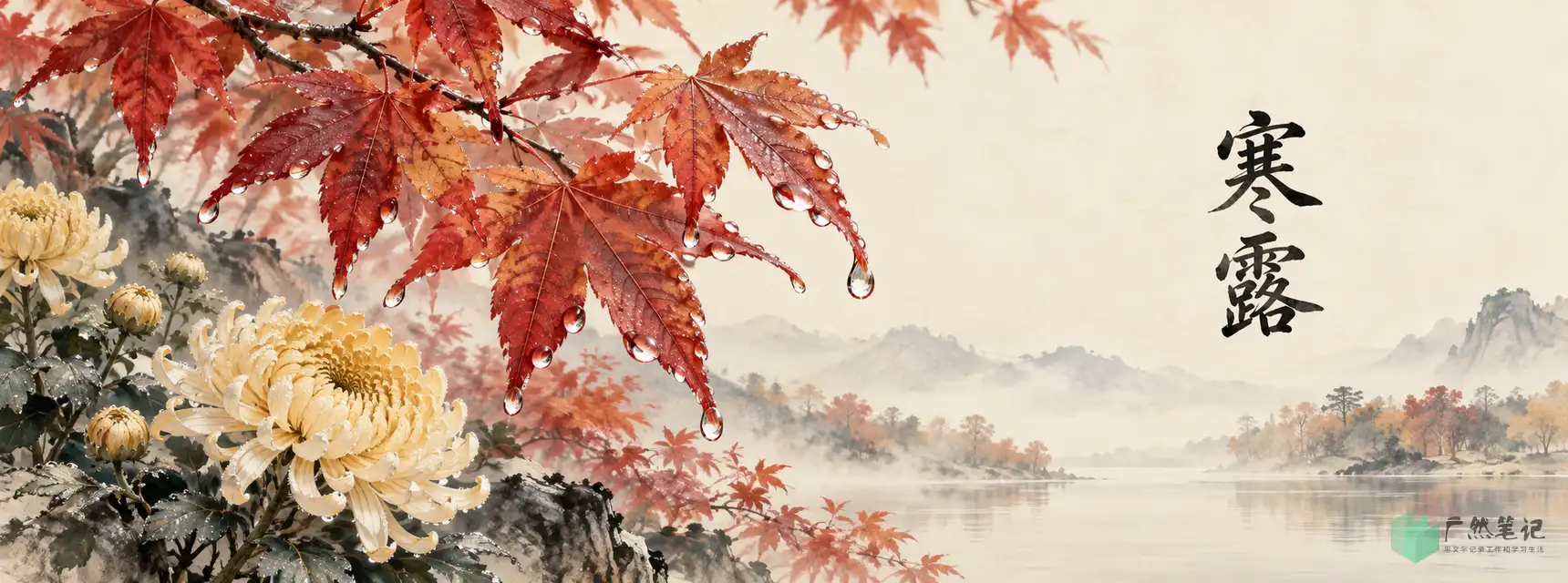 寒露 Banner B版|花木物候特写|1720×640