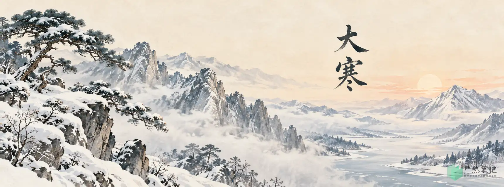 大寒 Banner A版|山水全景|1720×640