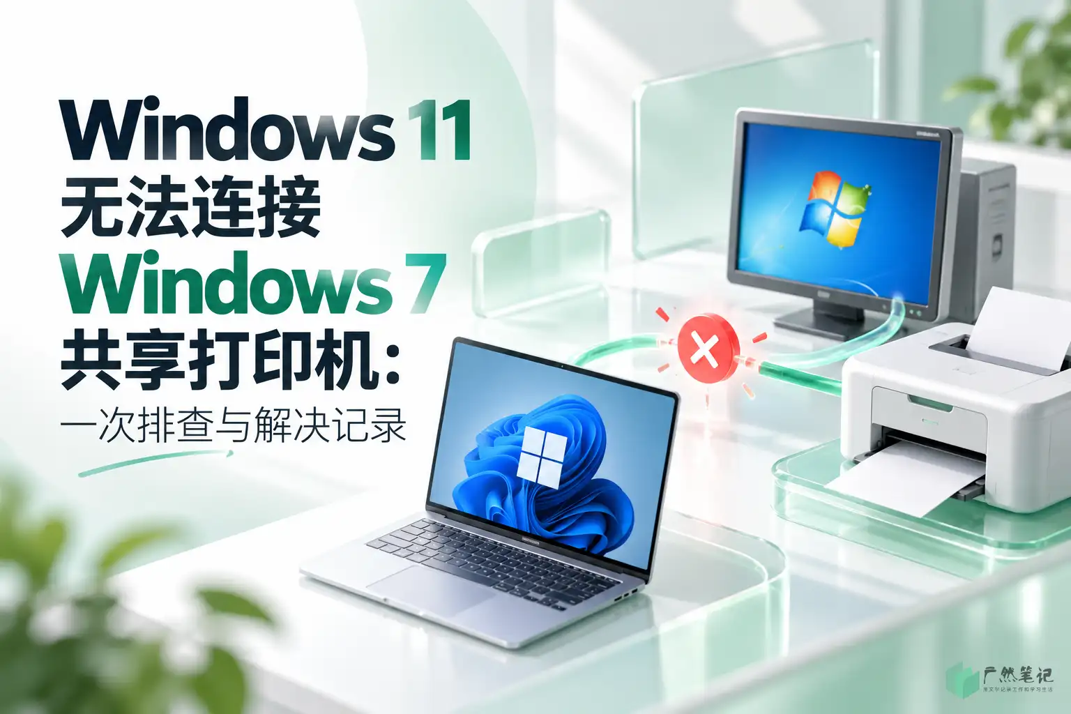 Windows 11 无法连接 Windows 7 共享打印机：一次排查与解决记录